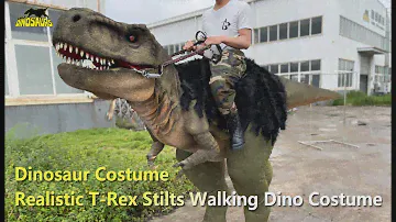 Realistic T-Rex Stilts Walking Dino Costume | Costumes