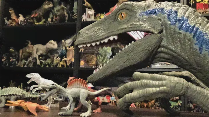 Super Colossal Velociraptor Blue Review