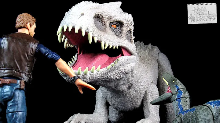 Mattel Jurassic World Camp Cretaceous Super Colossal Indominus Rex Dinosaur Netflix Figure Review