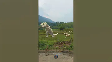 Poor Goat Got Eaten by T-Rex #jurassicworld #jurassicpark #dinosaur