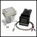 REX-C100 цифровой PID-терморегулятор ,комплект (термореле, термопара, SSR-40DA, радиатор)