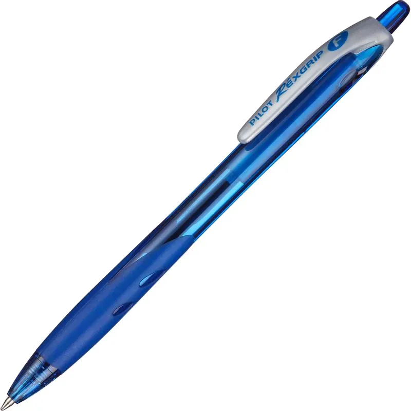 Ручка шариковая автоматическая Pilot Rex Grip (0.32мм, синий цвет чернил, масляная основа) 1шт. (BPRG-10R-F-L)-0