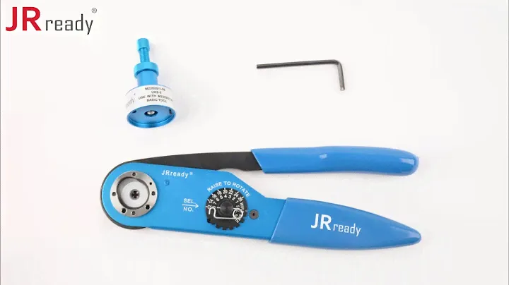 JRREADY ST1021 TOOL SET- YJQ-W2A Wire Crimper & Adjustable Positioner UH2-5 12-26AWG