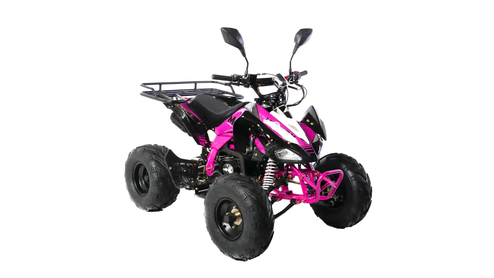 Квадроцикл Motax ATV T-Rex LUX 125 сс Черно-розовый
