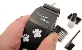 Moser Триммер черный с лапками Rex Mini