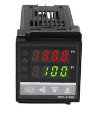 ПИД программируемый терморегулятор температуры REX-C100 + твёрдотельное реле FQTEK SSR-40 + радиатор + температурный датчик. В наличии