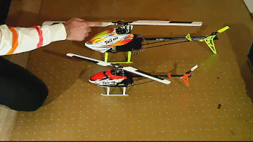 Align Trex 250 DFC vs Align Trex 450 DFC a small little comparison