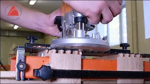 Ласточкин хвост в полдерева | Шипорезка CMT300 | Dovetail Jig