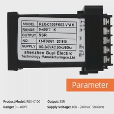 Регулятор температуры REX-C100, соответствует стандарту выходного напряжения 0-400 °C с термометром K-термопары, Скидка 40% (art.: 3a38f0e3784)