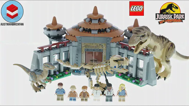 LEGO Jurassic Park 76961 Visitor Center T. rex & Raptor Attack - LEGO Speed Build Review