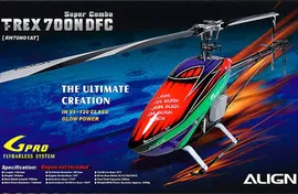 Радиоуправляемый вертолет Align T-Rex 700 Nitro DFC Super Combo (GPro) ARF - RH70N01AT