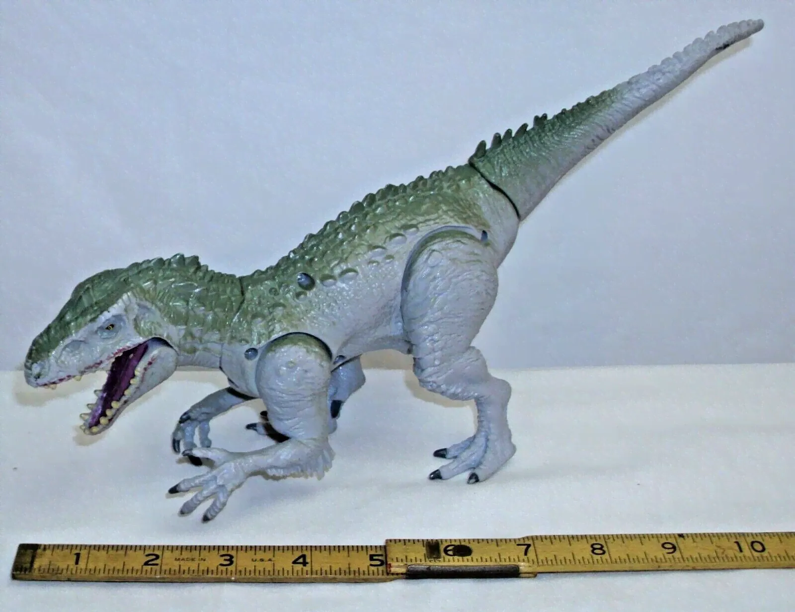 JURASSIC WORLD MOVIE GRAY INDOMINUS REX DINOSAUR FIGURE-0