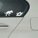 🛍 Автомобильная наклейка для Jeep T-rex, тираннозавр, Рекс, наклейки, динозавр, Виниловая наклейка для Jeep, автомобиля, окна, ноутбука, украшение