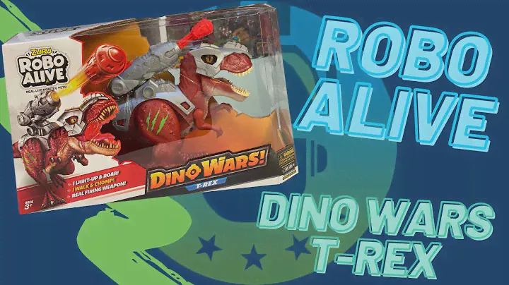 Zuru Robo Alive Dino Wars T-Rex Unboxing Toy Review | The Upside Down Robot