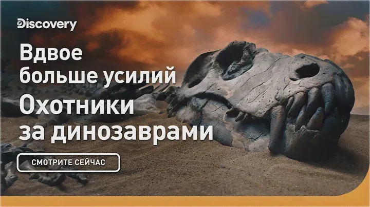 Вдвое больше усилий | Охотники за динозаврами | Discovery