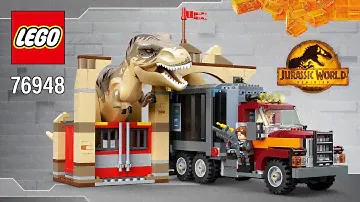 LEGO Jurassic World | T. rex & Atrociraptor Dinosaur Breakout (76948)[466 pcs] Building Instructions