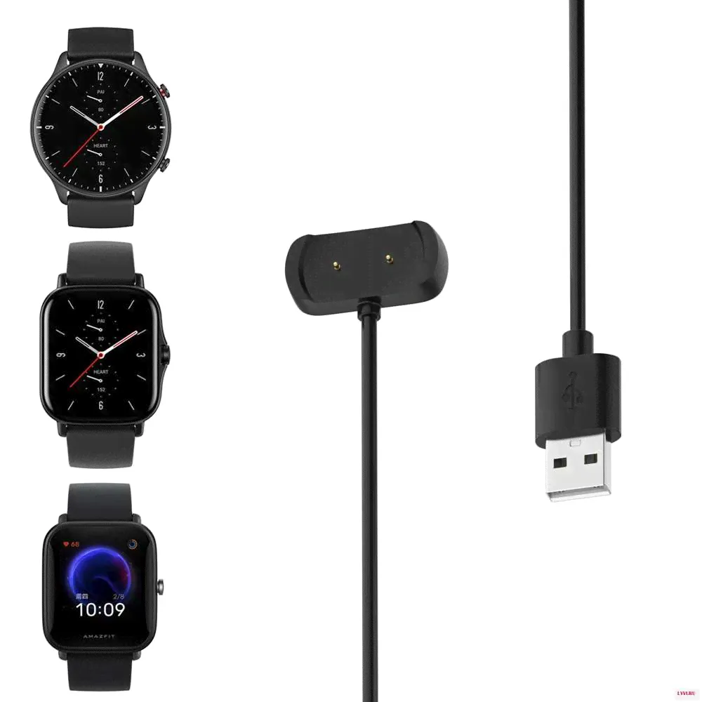 USB-кабель для зарядки Huami Amazfit T-Rex pro A2011/GTR 2e/Pop Pro/bip U/bip3/GTS2 mini