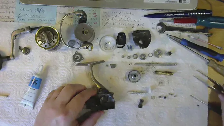 Катушка Ryobi Excia MX3000 = Team Dragon FD 930iZ - ТО своими руками.