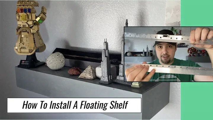 Install a Floating Shelf Without Studs - Using French Cleats and Drywall Anchors