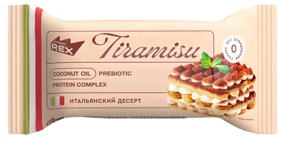 Пирожное Protein Rex протеиновое 40г Тирамису-0