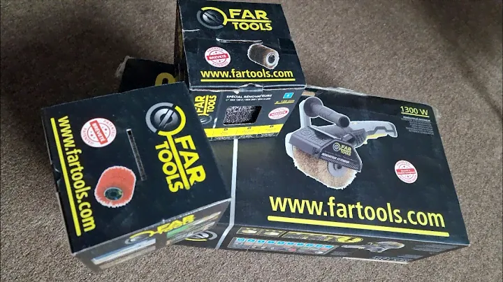 Drásačka FAR TOOLS REX 120C - Unboxing a první dojmy
