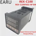 REX-C100 REX-C100FK02-M * Цифровой ПИД-регулятор температуры, контроллер термостата, релейный выход, Универсальный входной AC110-240V (art.: 7a5bb0f30)