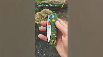 Custom Spyderco Shaman REX 45 Supersteel EDC knife #foldingknife #edc #pocketknife #everydaycarry