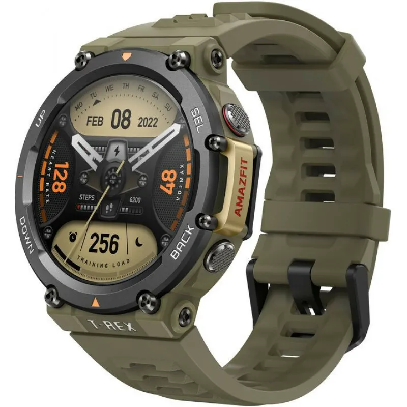 Смарт-часы AMAZFIT T-REX 2 A2170 зеленые AMF-6972596105084-0