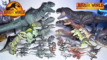 GIGA VS T-REX! Jurassic World Dominion Tyrannosaurus Rex vs Giganotosaurus Dinosaur Collections