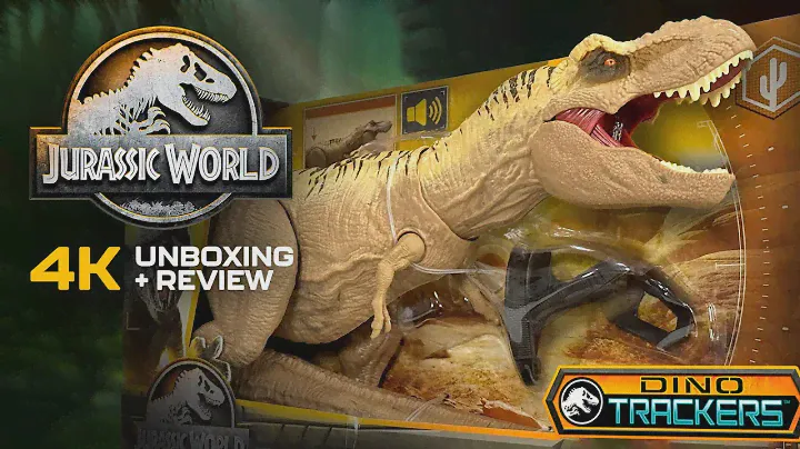 NEW Jurassic World Hunt 'N Chomp Tyrannosaurus Rex Toy Unboxing & Review 4K / collectjurassic.com