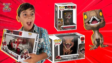 ТИРАННОЗАВР РЕКС И ВЕЛОЦИРАПТОР FUNKO POP! ЯРИК И МИР ЮРСКОГО ПЕРИОДА - ОПАСНАЯ РАСПАКОВКА!