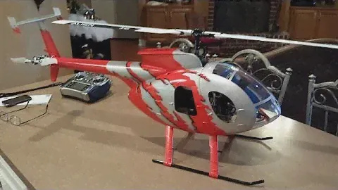RC Aerodyne MD 500 on Align Trex 500 maiden test flight