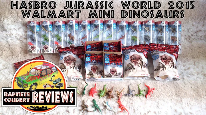 Video Review: 2015 Hasbro Jurassic World Walmart Exclusive Mini Dinosaurs Minifigures Party Favors