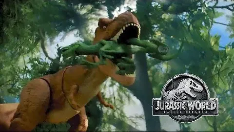 Jurassic World: Fallen Kingdom "Thrash & Throw T-Rex" Toy Commercial