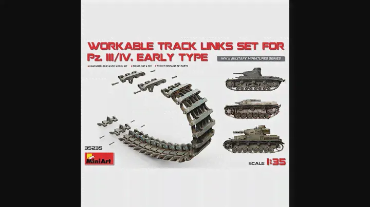 обзор 35235 MiniArt 1/35 Набор рабочих траков для Pz.III/IV