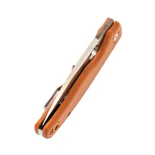 Складной нож Spyderco Shaman REX 45 SPRINT 229GPBORE, сталь CPM REX 45, рукоять G10, оранжевый