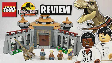 LEGO Jurassic Park Visitor Center: T. rex & Raptor Attack (76961) - 2023 Set Review