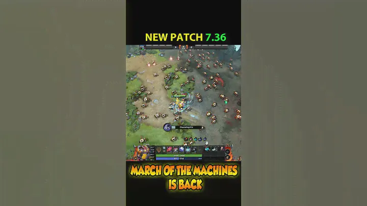 March of the machines is back - Tinker NEW PATCH 7.36 #dota2 #gaming