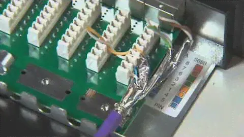 Cat6Plus 24 Port Shielded Patch Panel Installation