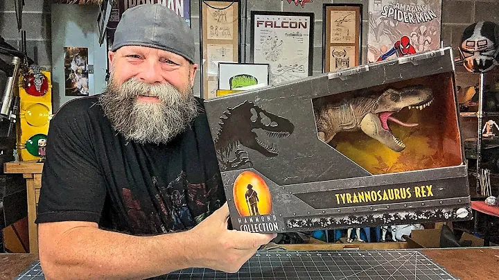 Jurassic Park Hammond Collection Tyrannosaurus Rex Unboxing and Review!!