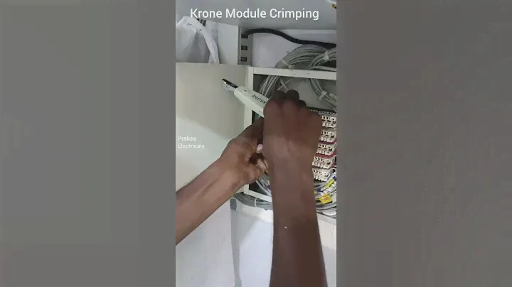 Intercom krone Module Crimping