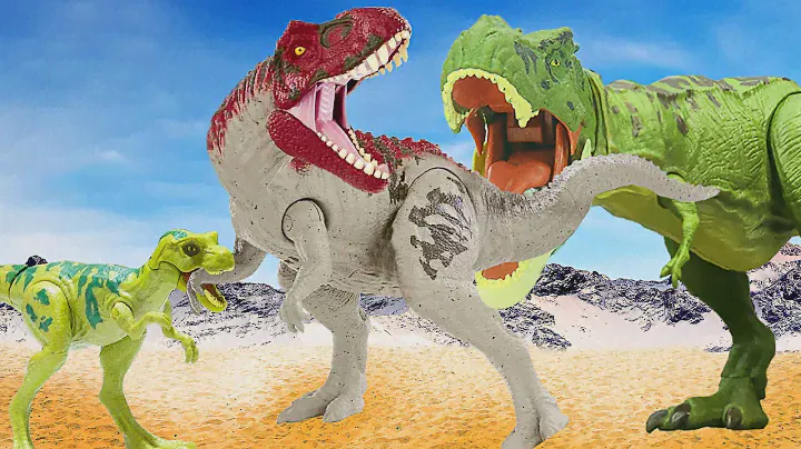 T-rex Vs Cretaceous | Clash of the Massive Dinosaurs 🦖  Jurassic World Dino Fight
