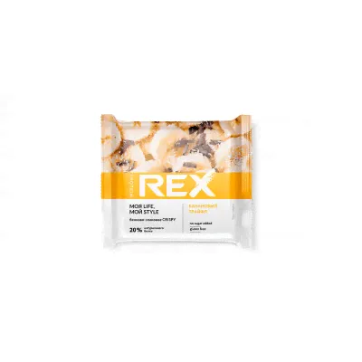 Хлебцы протеино-злаковые ProteinRex Crispy, 55 г, Банановый трайфл