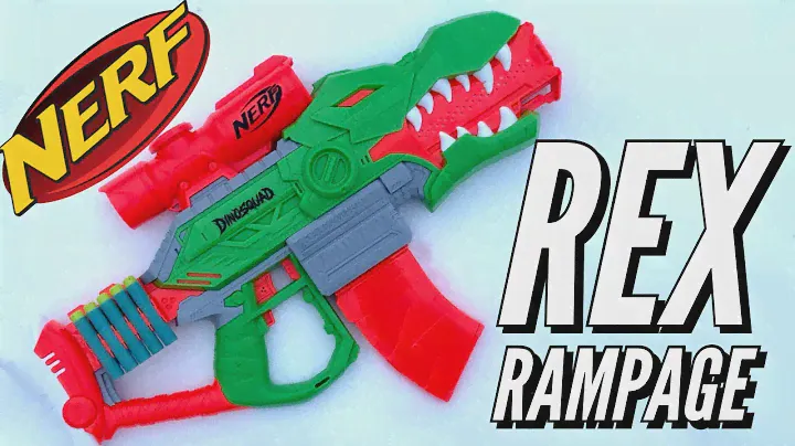 Nerf Dino Squad Rex Rampage Unboxing and Review