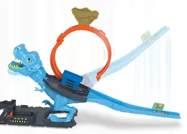 Игровой набор Mattel Hot Wheels Автомобильная трасса City T-Rex Loop And Stunt HKX42