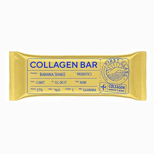 Батончик протеиновый ProteinRex Сollagen bar Банановый шейк 35 г-0