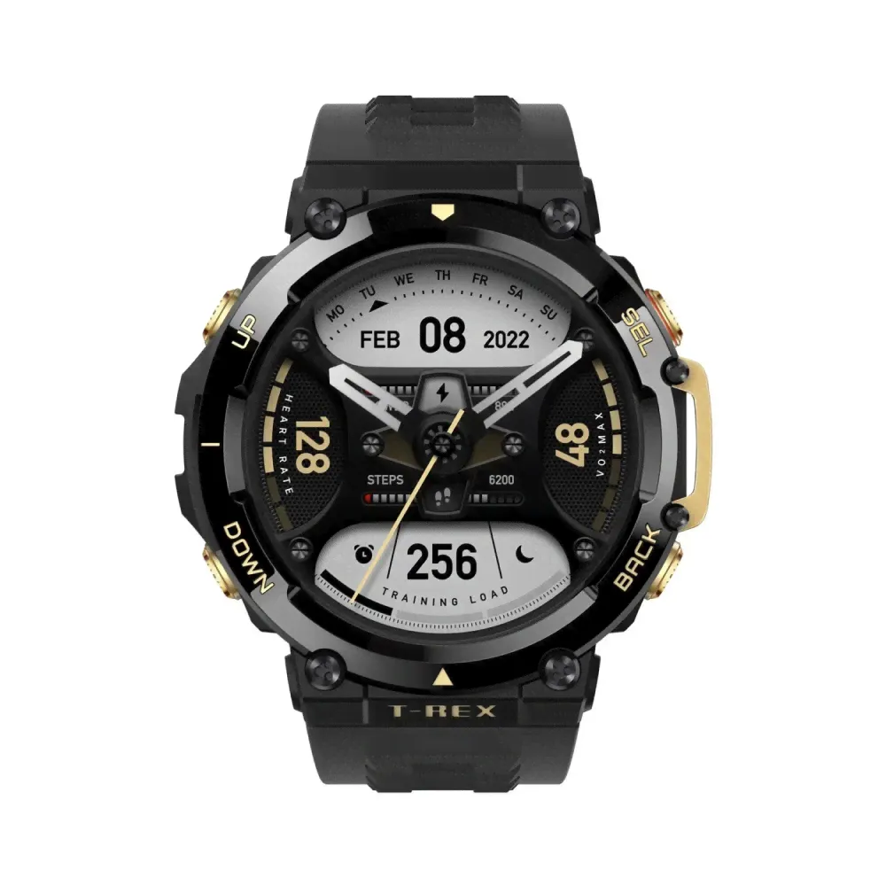 Умные часы Amazfit T-REX 2, A2170, черно-золотые-2