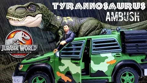 Mattel Jurassic World Legacy Collection Tyrannosaurus Ambush Review!!! Lost World! Buck rex!
