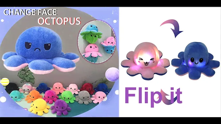 Mood Reversible Octopus Plush Toy 2021-Just Flip It-China Yiwu Market Agent
