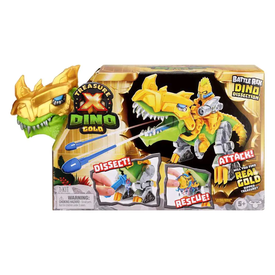 Игровой набор Treasure X Dino Gold Battle Rex Dino 41727